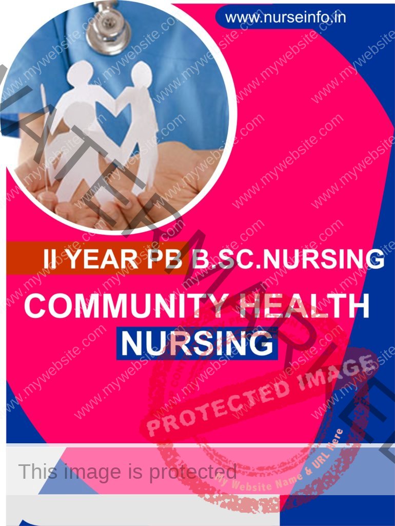 Community Health Nursing Notes/Book, P.C. Or P.B. BSC (PDF) Second ...