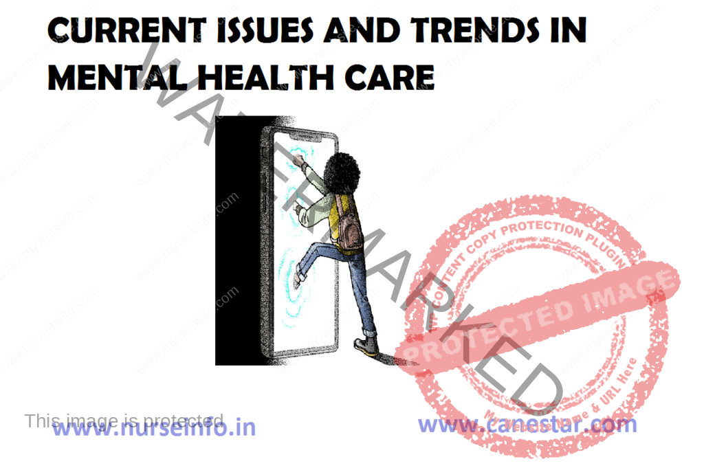 CURRENT ISSUES AND TRENDS IN MENTAL HEALTH CARE