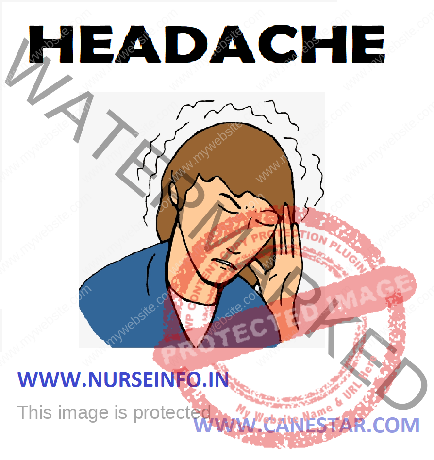 TYPES OF HEADACHE – Chronic Tension Headache, Migraine Headache and Cluster Headache 