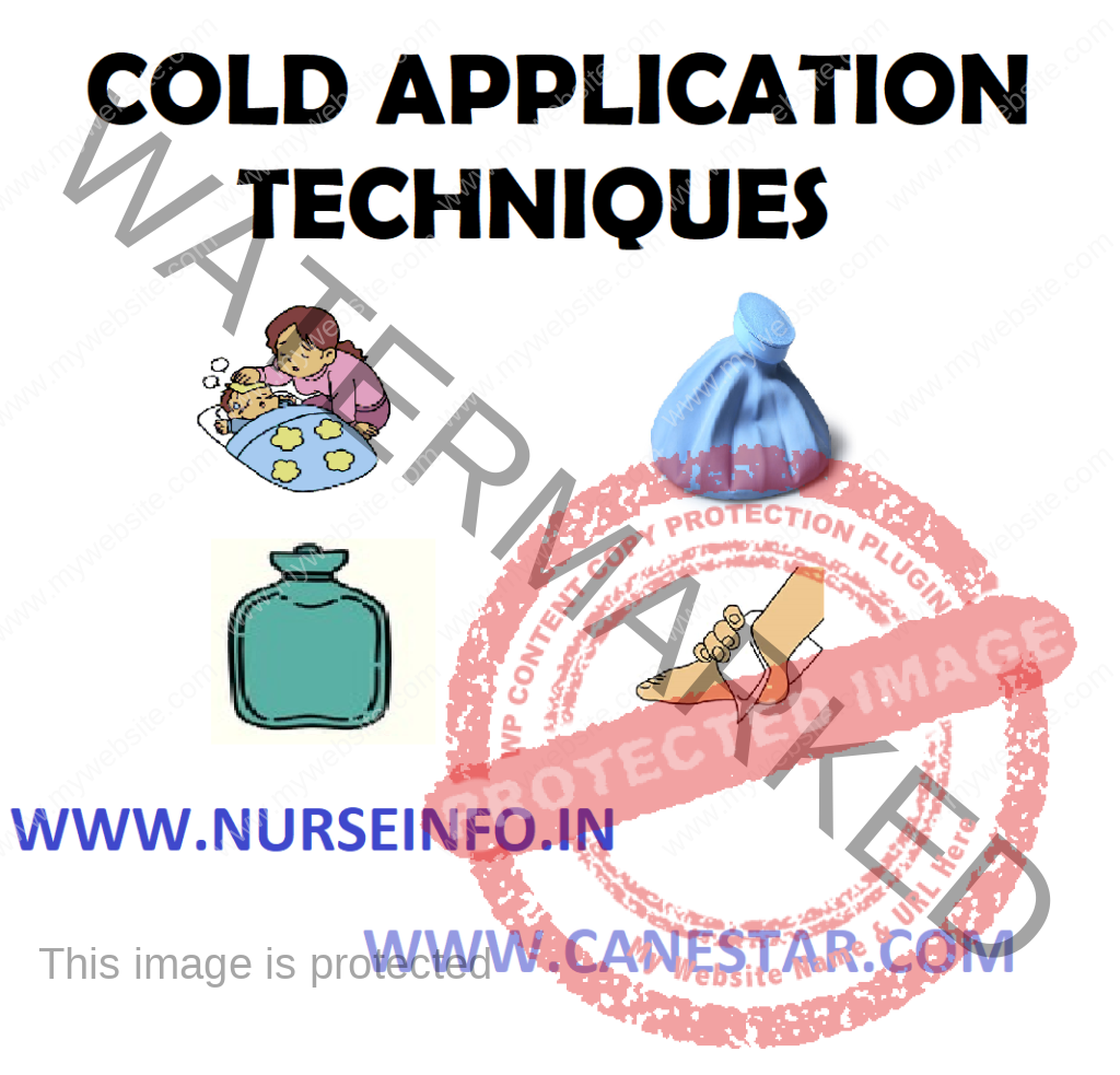 Nursing Procedure - COLD APPLICATION (Definition, Purpose, Classification, Physiological Effects, Principle, Contraindications, Complication and General Instructions) 