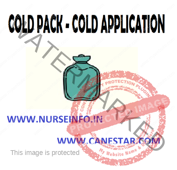 COLD PACK Nurse Info