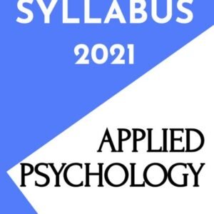 Applied Psychology Notes/book - Revised INC Syllabus (PDF) FOR NURSES 2021