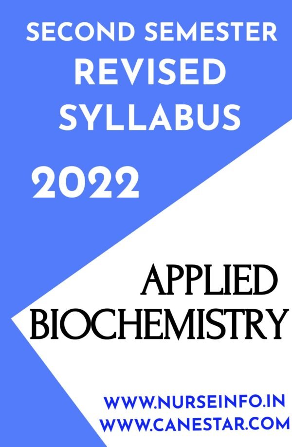 Revised Applied Biochemistry Notes/Book (PDF) 2022