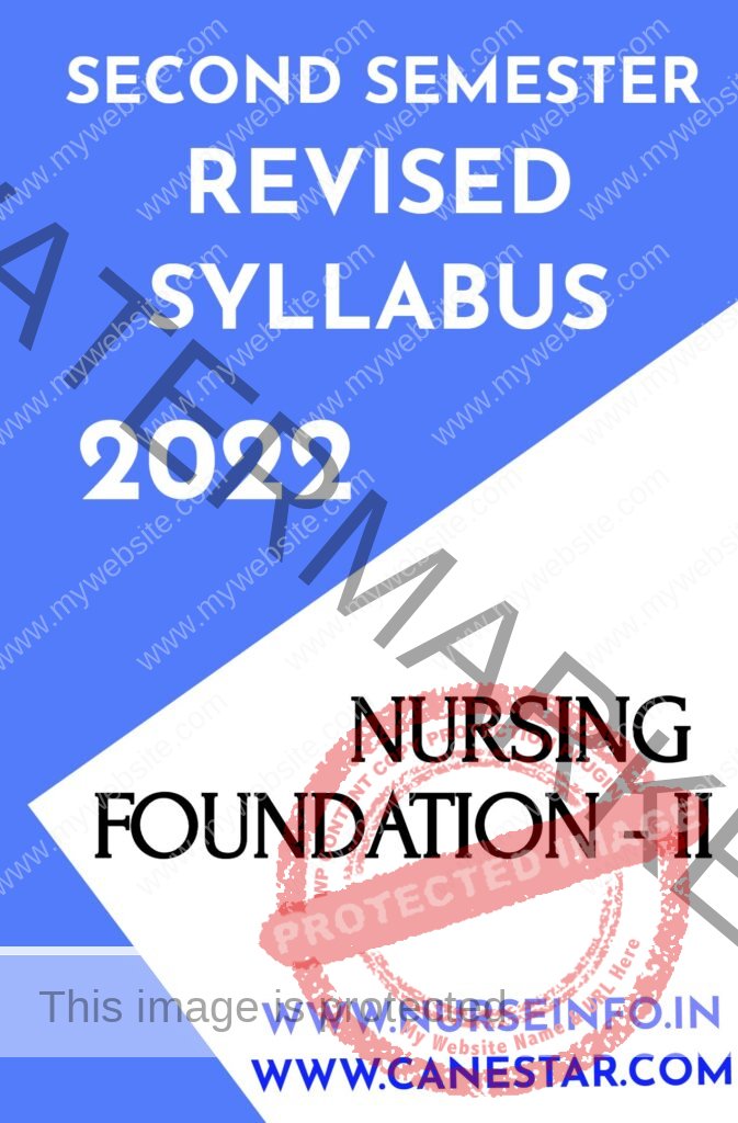 Revised Nursing Foundation – II Notes/Book (Part 1) (PDF) FOR BSC ...