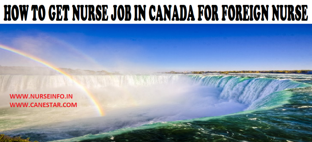 HOW TO GET NURSE JOB IN CANADA FOR FOREIGN NURSE