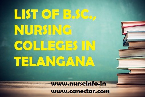 LIST OF B.Sc., NURSING COLLEGES IN TELANGANA APPROVED BY INC & TSNMC