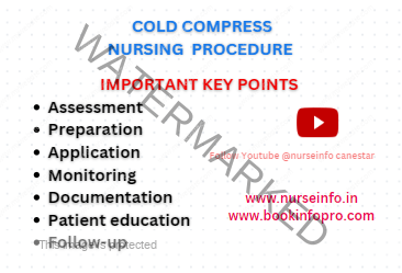 cold compress nursing procedure - nurseinfo 
