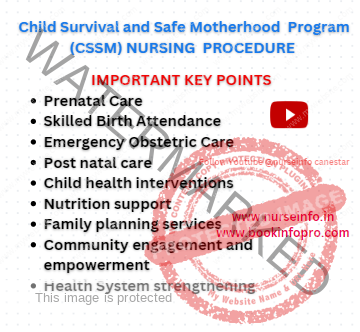 child survival and safe motherhood program (cssm) - nurseinfo 