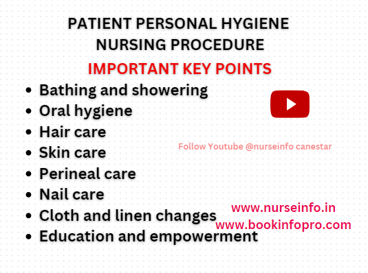 personal hygiene for patients - nursing procedure - nurseinfo 
