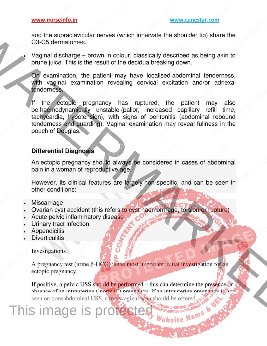 OBG Notes/Book – Midwifery Including Maternity & Gynaecological ...