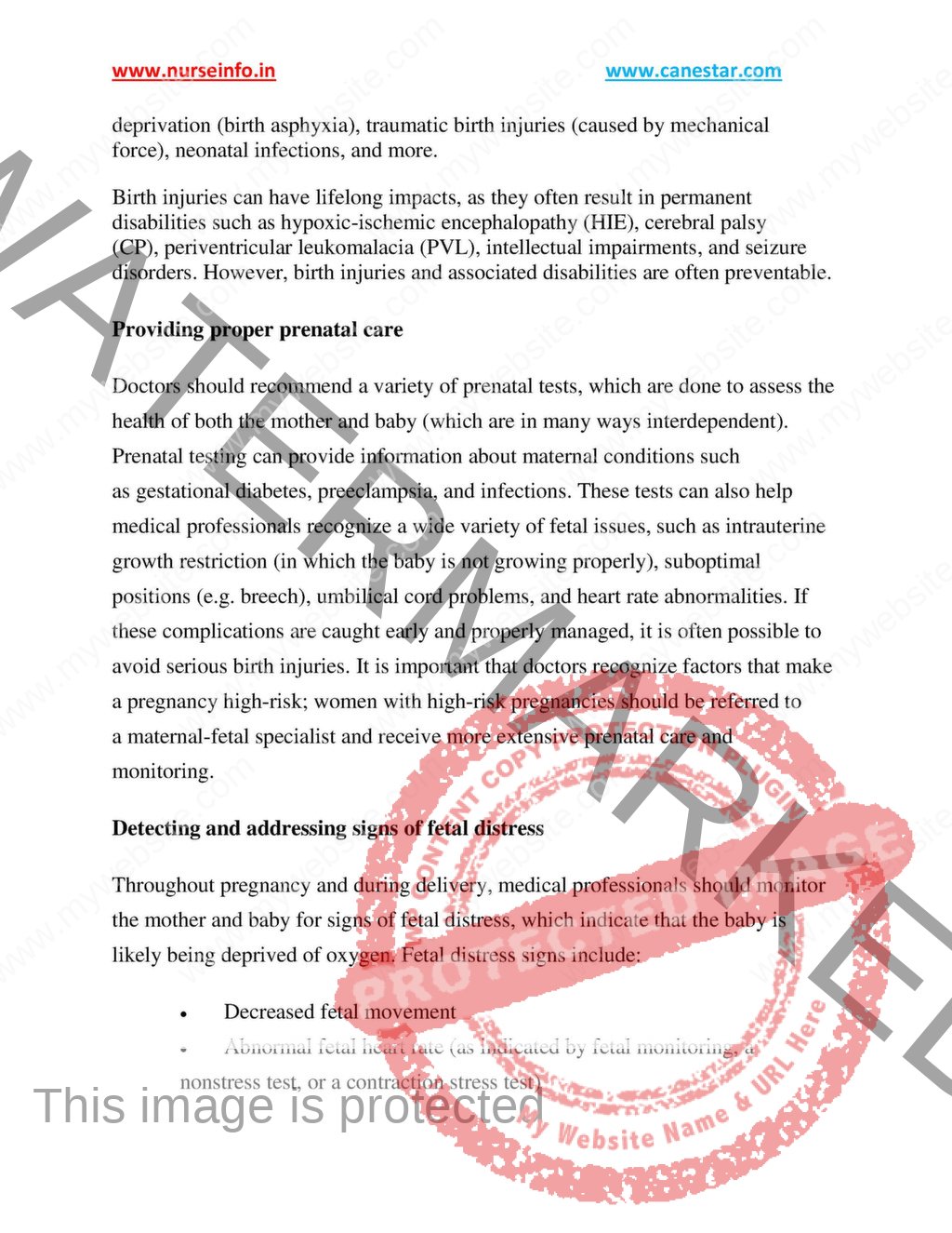 OBG Notes/Book - Midwifery Including Maternity & Gynaecological ...