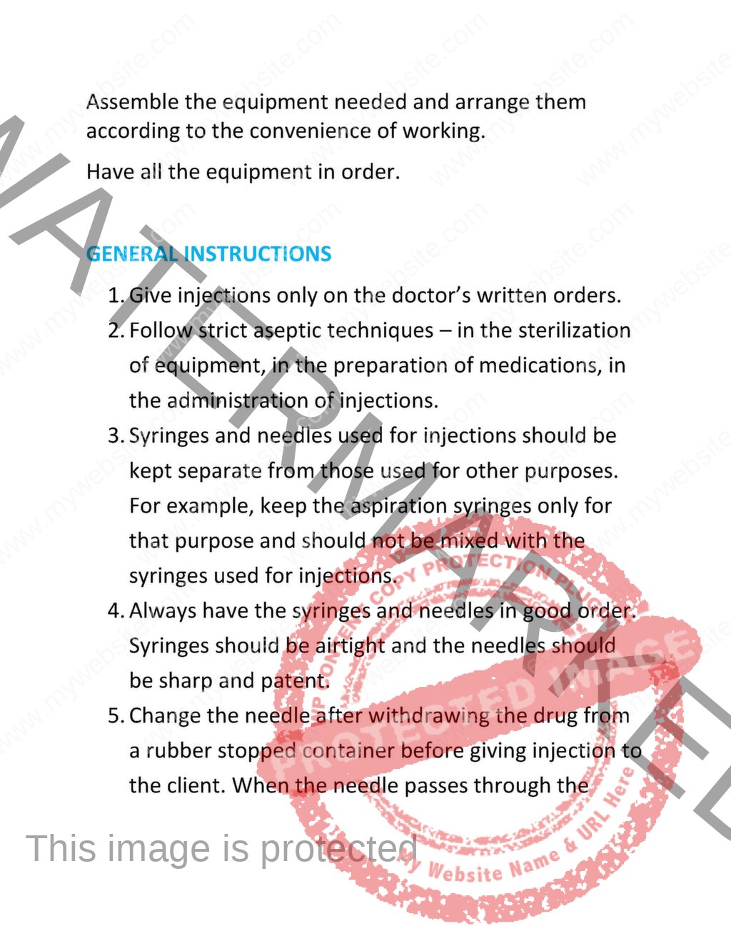 Fundamental Of Nursing Procedure (PDF) - Nurse Info