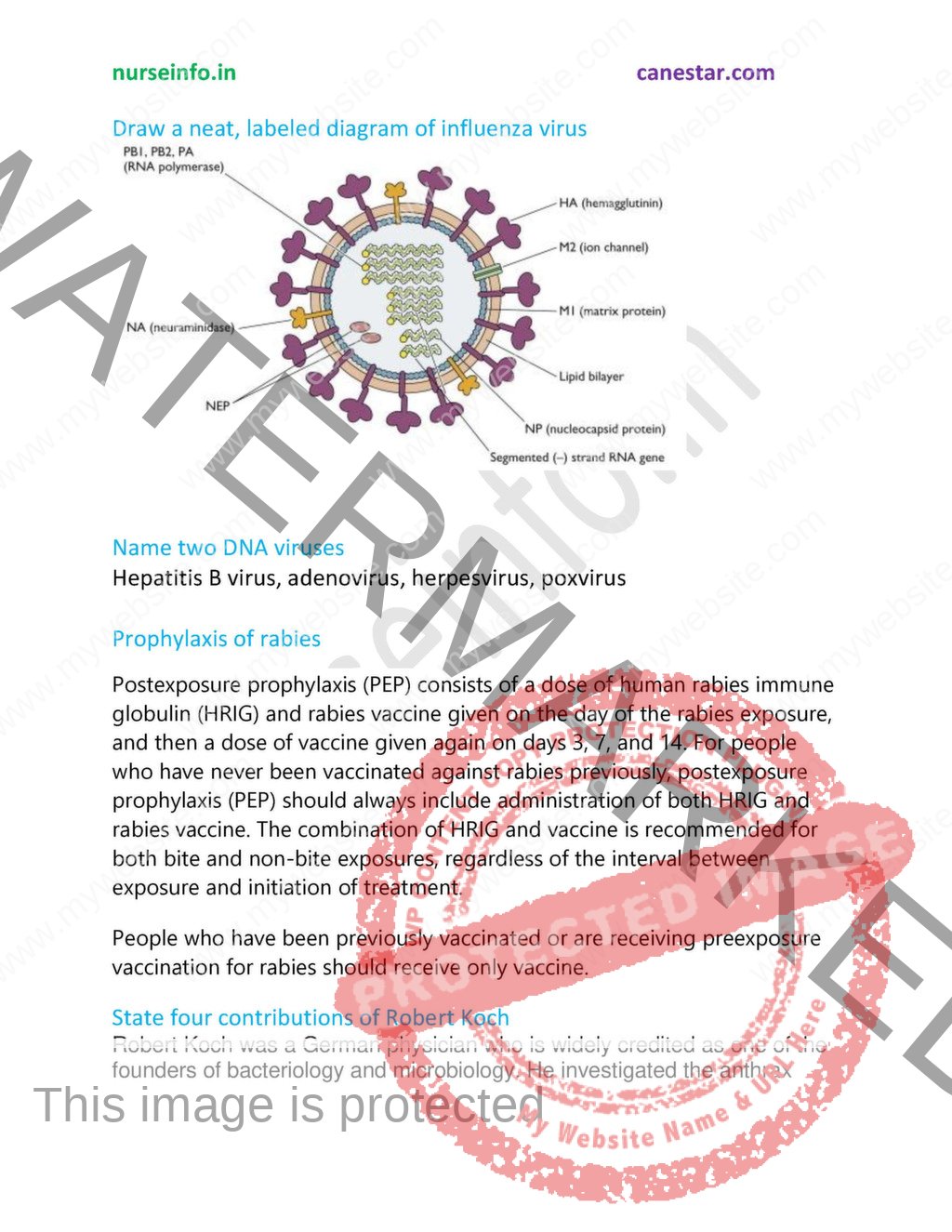 Microbiology Notes/Book (PDF) For P.C. Or P.B. BSc Nursing First Year ...