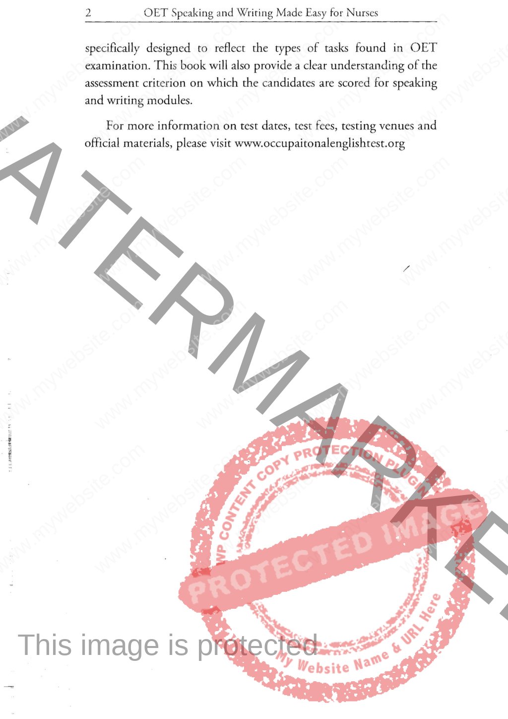 OET WRITING PRACTICE TEST BOOK (PDF) - Nurse Info