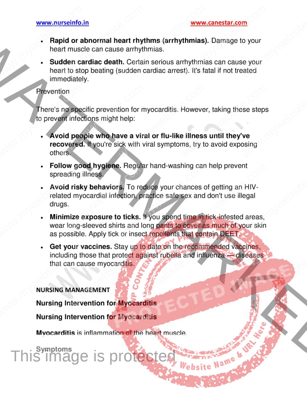 MEDICAL SURGICAL NURSING –II NOTES/BOOK FOR MSC SECOND YEAR NURSING ...