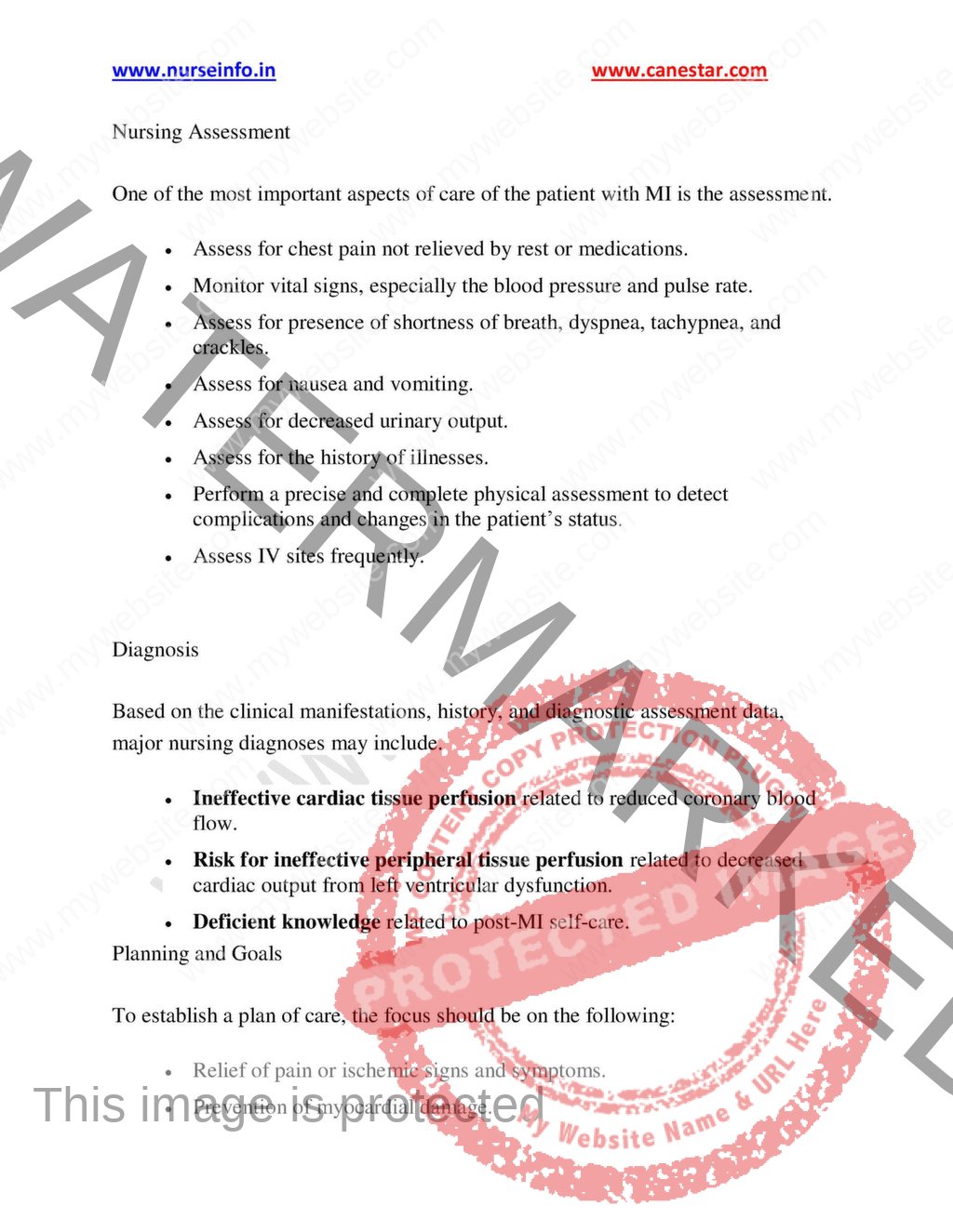 MEDICAL SURGICAL NURSING –II NOTES/BOOK FOR MSC SECOND YEAR NURSING ...
