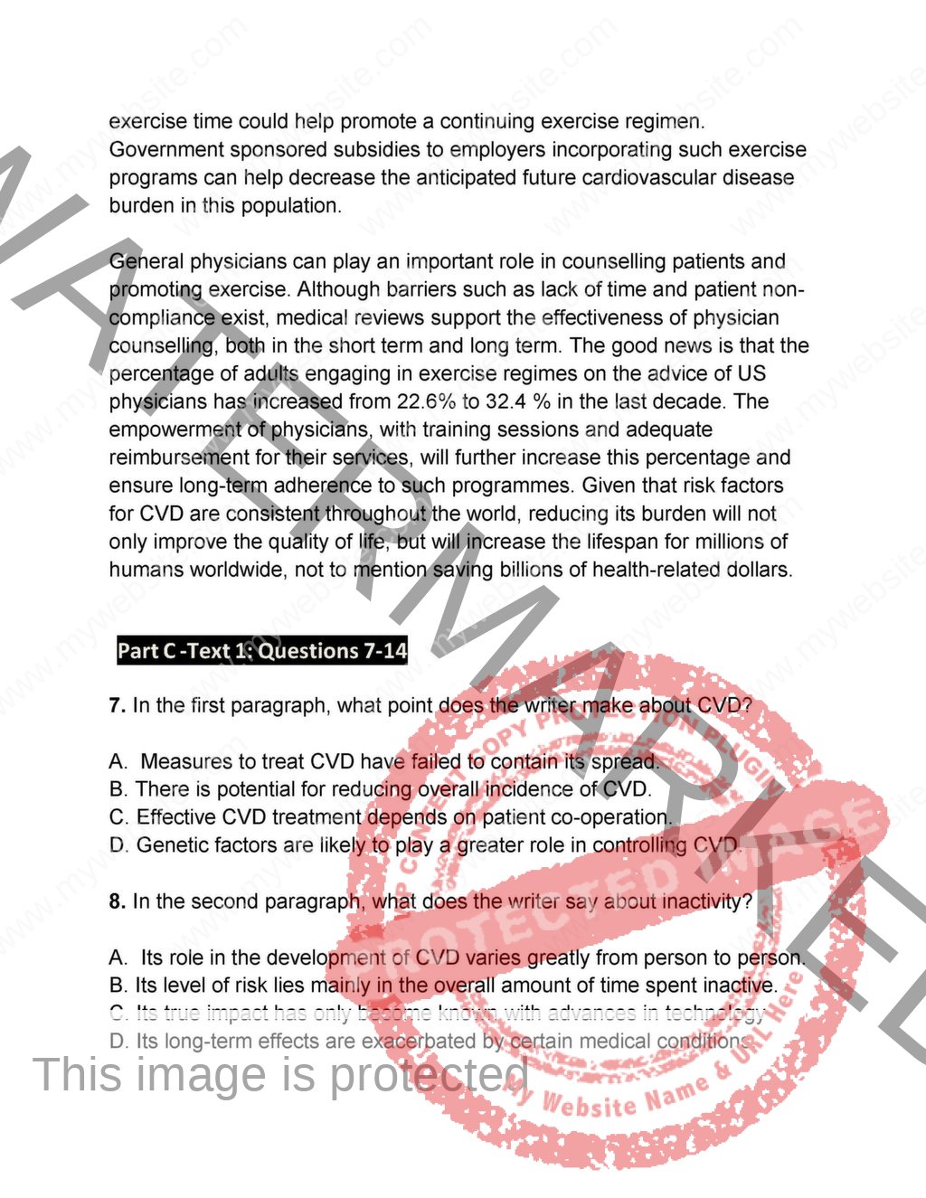 Occupational Educational Test (OET) BOOK, READING PRACTICE TEST (PDF