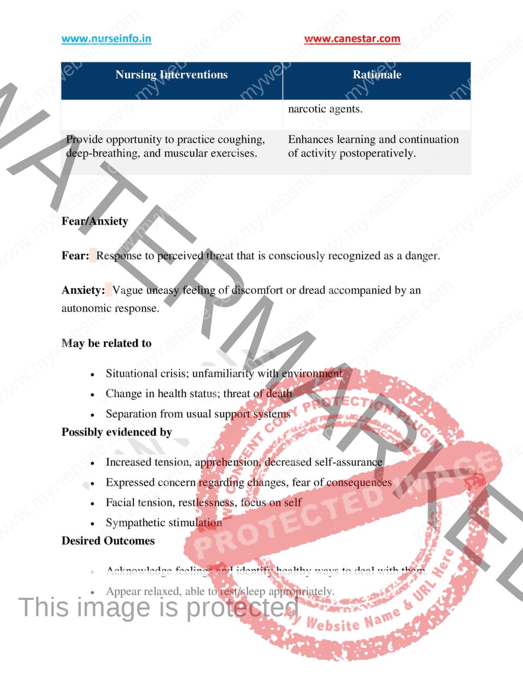 Surgery and Perioperative Care Plan (PDF) | nurseinfo