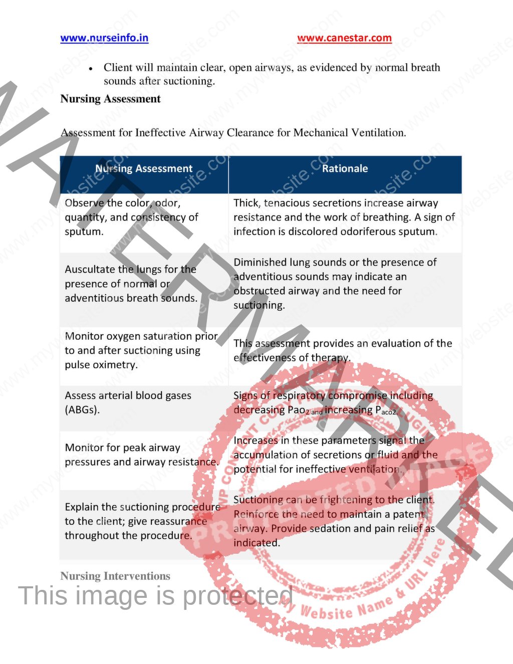 Nursing Respiratory Care Plan - Image to u