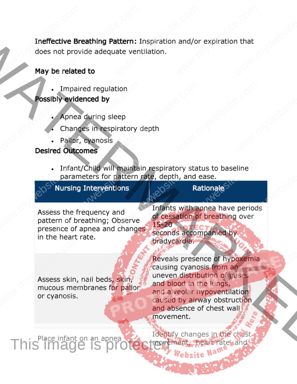 Pediatric Nursing Care Plans PDF Book Nurse Info   Page 00023 