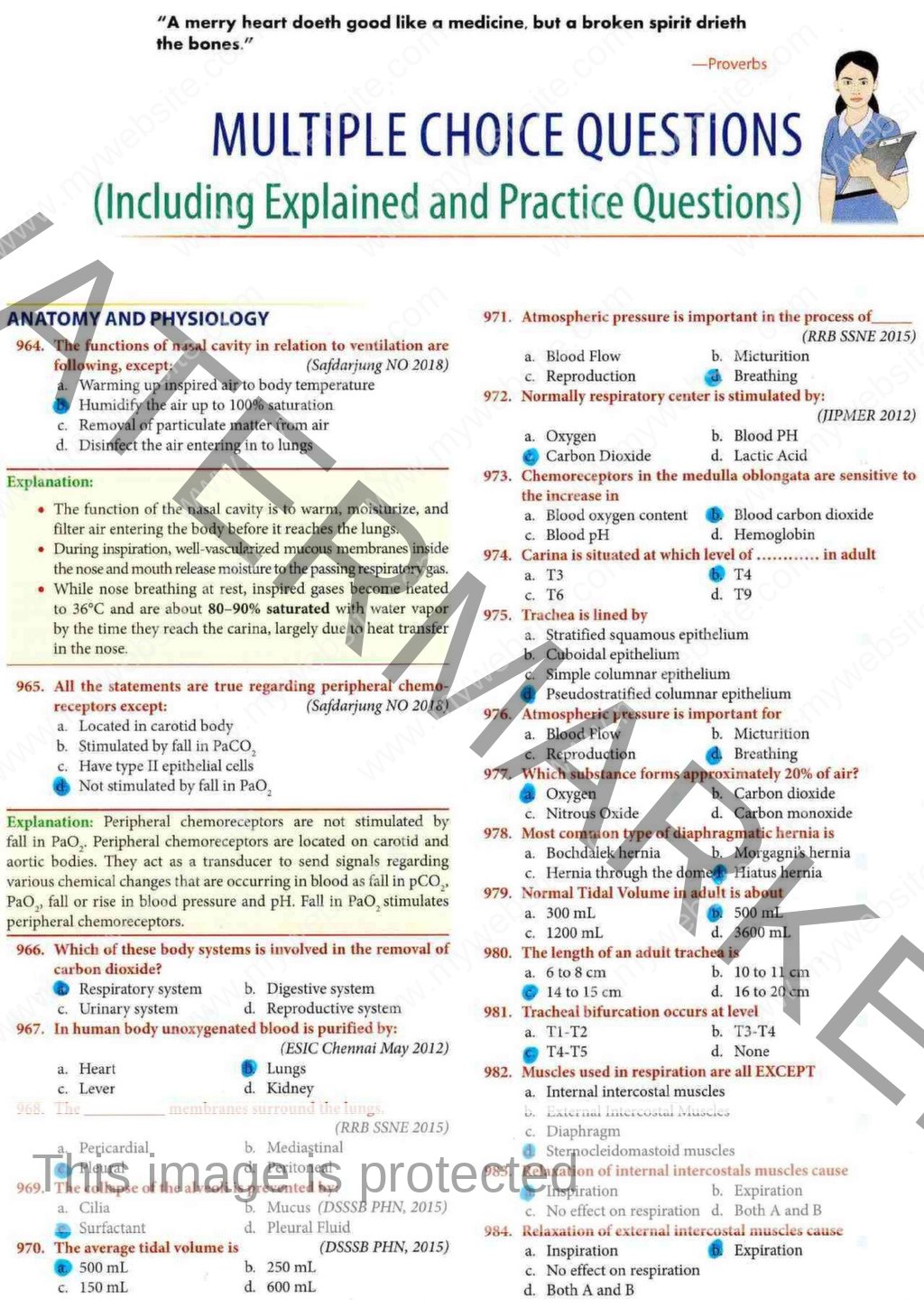 Nursing Officer/Staff Nurse/HAAD/Prometric/NCLEX Exam Material (PDF