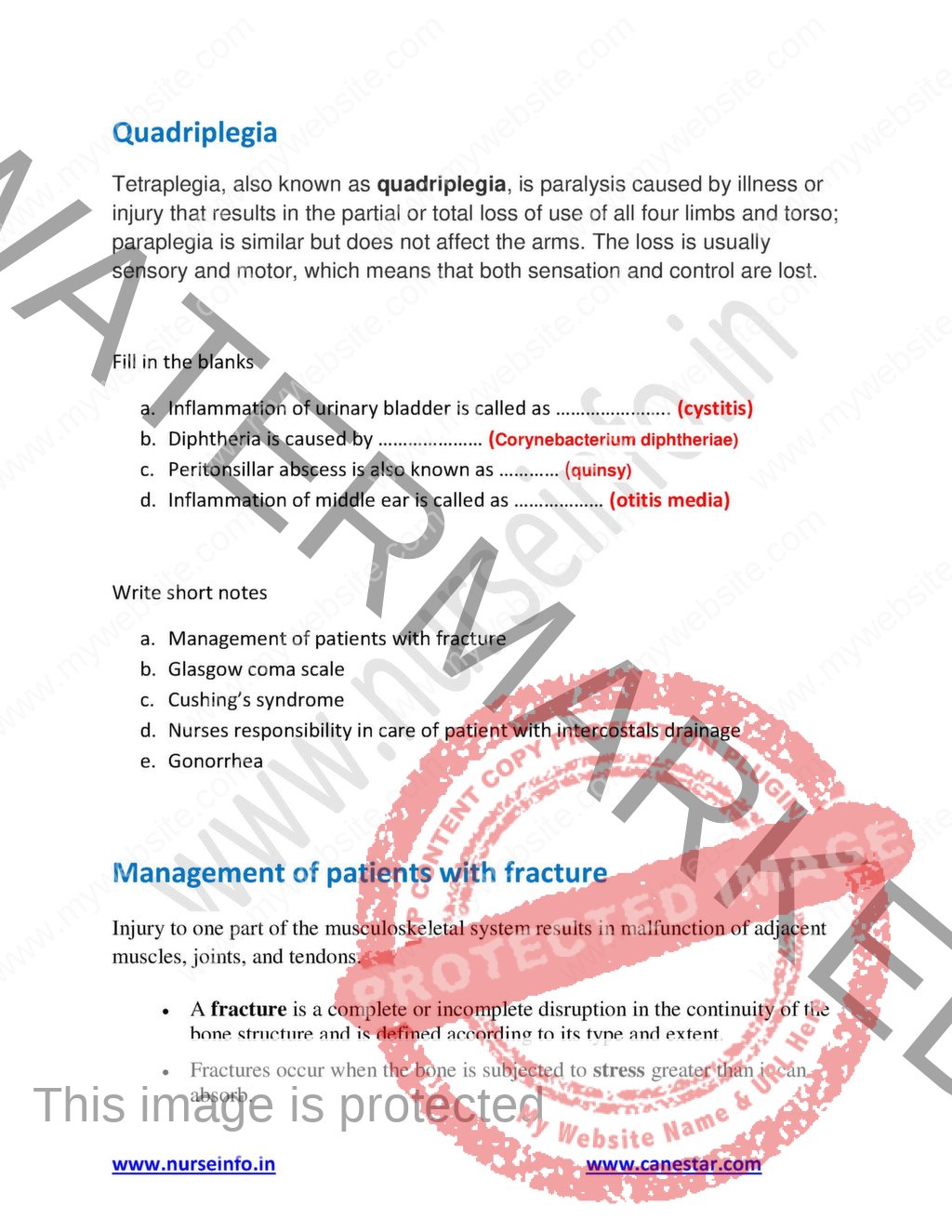 nursing gnm paper