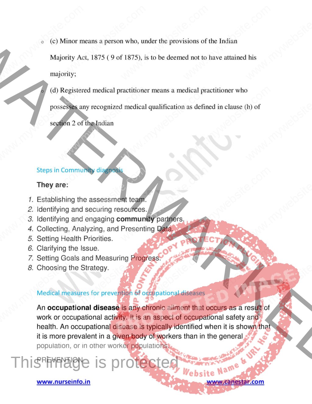 GNM COMMUNITY NURSING II (PDF) THIRD YEAR SOLVED QUESTION AND ANSWER