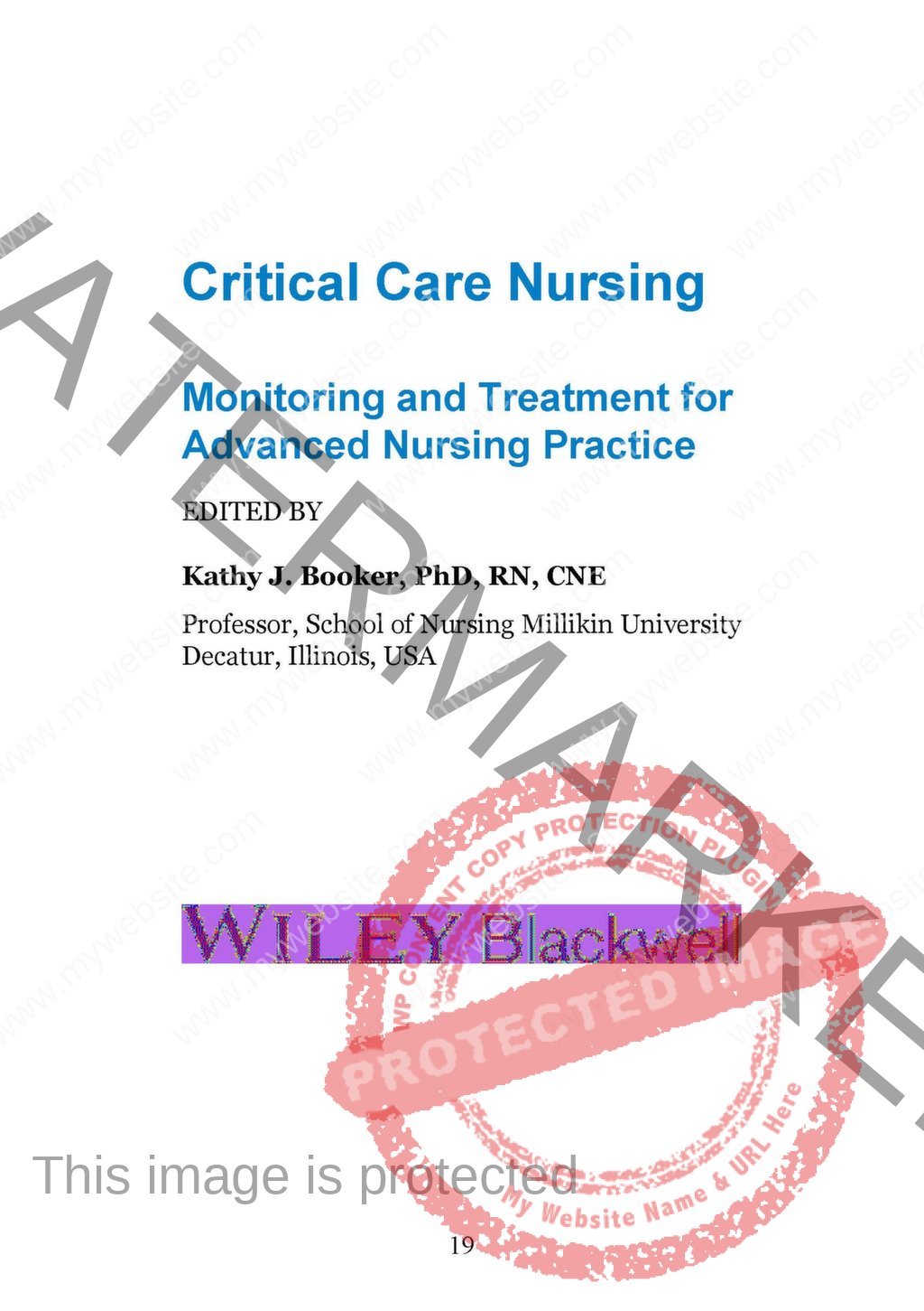 critical care nursing book pdf