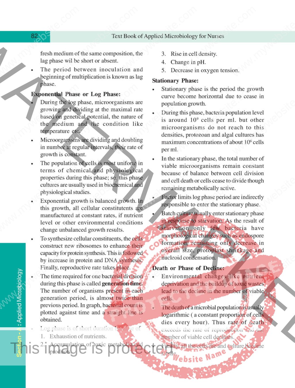 Applied Microbiology For Nurses Including Infection Control Safety